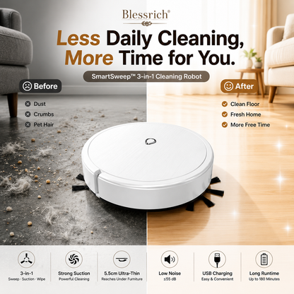SmartSweep™ 3-i-1-robotdammsugare
