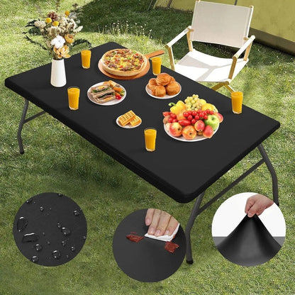 Paket stretchtyg bordsskydd, passar 4 ft / 6 ft / 8 ft bord