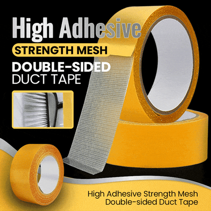 🎁2026 nyårsförsäljning🎁🔥Starkt självhäftande dubbelsidig gasväv Fiber Mesh Tape