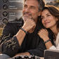 Armband i vintage-stil med runda syntetstenar