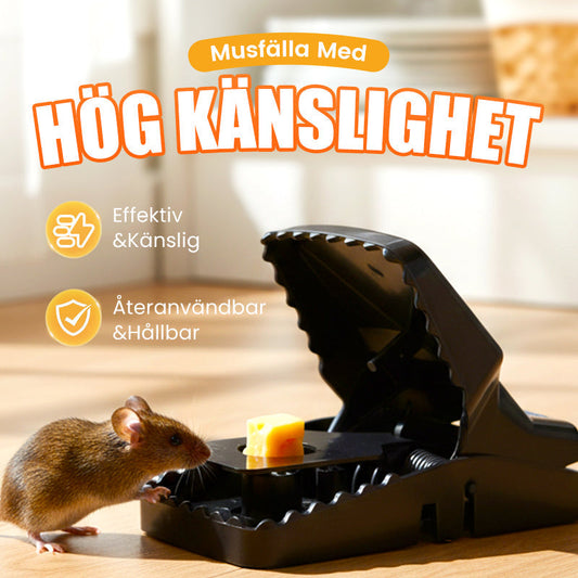 Kraftfull musfälla med hög känslighet