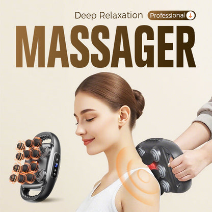 🥳2026 HOT SALE🥳💞50K+ SOLD!💆‍♂️💪 50% OFF! 12-Head Muscle Massager – Deep tissue relief, automatic kneading. Soothes back, neck & legs. New arrival! ✨🛡️