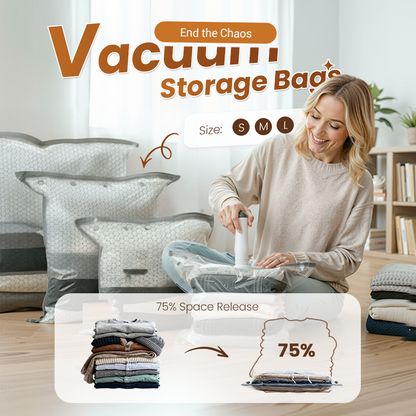 🎅 HETT REA 50 % RABATT🎁 Resevakuumförvaringspåsar & Portabel Pumpuppsättning