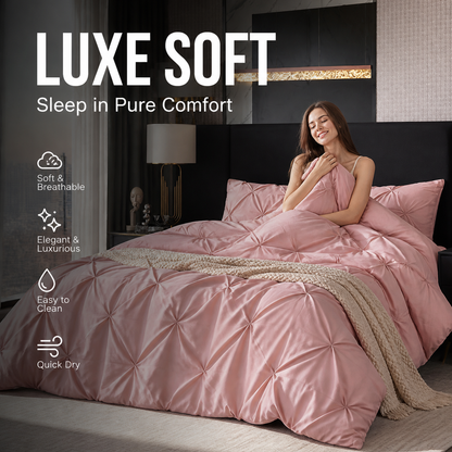 💗Sista dagen på rean – 50% rabatt⚡Bedsure Soft Pintuck-täckset