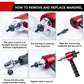 M3-M8 elektrisk nitpistoladaptersats
