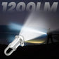 1200LM Superljus Mini Vattentät Nyckelringsficklampa