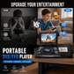 🇳🇴📺 50% RABATT – 7.8" HD bærbar DVD/EVD-spiller – stor HD-skjerm – oppladbar – spiller DVD, CD, USB & SD – perfekt for reiser og hjemmekino