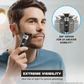 ⏳ BEGRÄNSAD TID: 50% RABATT! 🏆 Lyxig 3-i-1 professionell grooming set för män – T-blad trimmer, folie rakapparat och nästrimmer – med LED-display och USB-laddningsbar