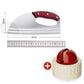 Ergonomisk kökskniv – med handtag framtill, skär enkelt grönsaker och kött. En genomtänkt present till hemmakocken. 🍅🔪