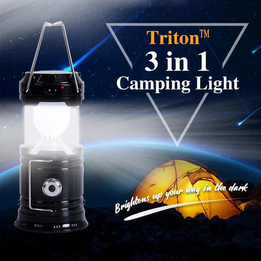 🔥3 i 1 LED-Flamma Campinglykta