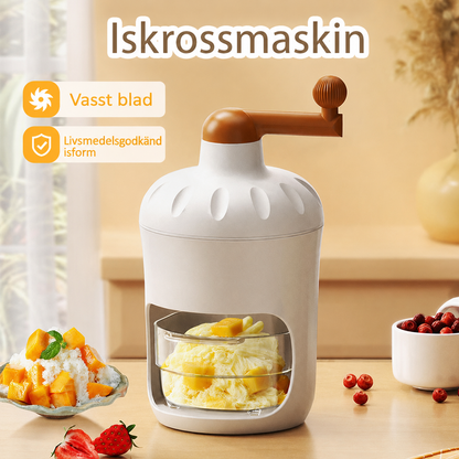 🍧Manuell Israkapparat med Isform – Gör svalkande krossad is hemma