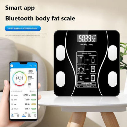 ⏳Sista dagen i rean – 57 % rabatt🔥Smart digital trådlös BMI-våg med LCD-skärm
