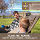 🪑 Campingstol, bärbar och lätt, bekväm, hopfällbar gungstol med bärväska för camping, vandring, uteplatsen, fiske, maxbelastning upp till 113 kg, campingstol, hopfällbar stol