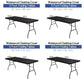 Paket stretchtyg bordsskydd, passar 4 ft / 6 ft / 8 ft bord