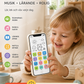📱✨Lärande smartphone för barn ｜Pedagogisk & ögonvänlig leksak