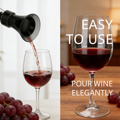 🍷 2-i-1-vinsparare med vakuumpump och förseglare – bevarar färskheten och aromen