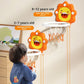 Children's basketball hoop sports toy silent liftable basketball hoop