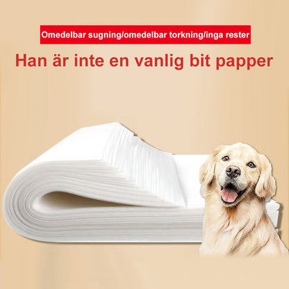 🐾 50% RABATT NU! 💧 Hundurin Absorberande Papper – Snabb & Stark Upptagning – Perfekt för Valpträning & Äldre Husdjur – Luktfri & Enkel 🏠