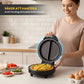 🍳 50% RABATT NU! 🔥 Multifunktionell Elektrisk Non-stick Frukostgrill – Perfekt för Pannkakor, Ägg & Bacon – Snabb Uppvärmning & Lätt att Rengöra 🏕️