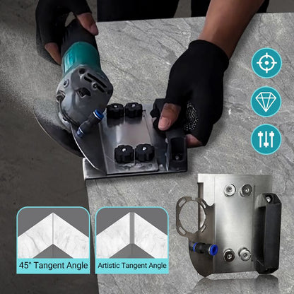 🛠️ Vinkelslipstativ för 45° fasning av kakelplattor