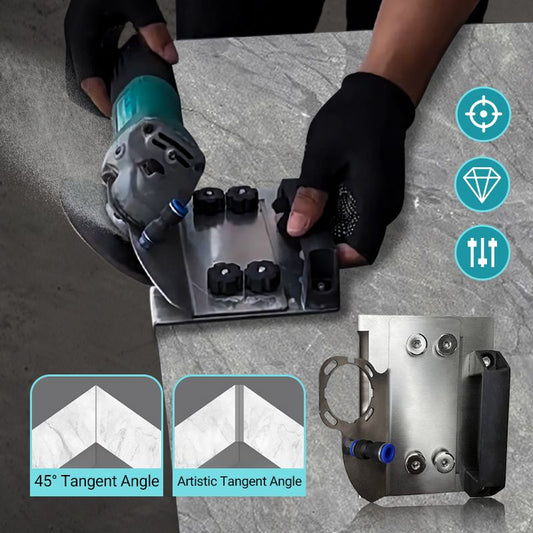 🛠️ Vinkelslipstativ för 45° fasning av kakelplattor