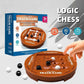 ♟️🌀Logic Chess Track Game Set, perfekt för 2-4 spelare, erbjuder underhållning för hela familjen under spelkvällen✨💫