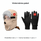 🧢 55 % RABATT NU! ✨ Termisk mössa med avtagbar andningsventilmask – vindskyddande fleece med justerbar rem för extremt kallt väder ❄️🔒