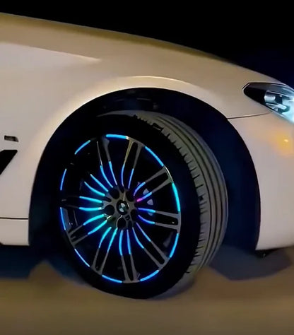 Reflekterande klistermärken för bilfälgar💥🤟（Köp 2 tillräckligt för framhjulet Köp 4 för hela bilen））