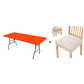 Paket stretchtyg bordsskydd, passar 4 ft / 6 ft / 8 ft bord