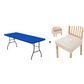 Paket stretchtyg bordsskydd, passar 4 ft / 6 ft / 8 ft bord