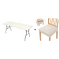Paket stretchtyg bordsskydd, passar 4 ft / 6 ft / 8 ft bord