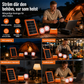 🔥50% RABATT NU!💥☀️Bärbart solenergisystem🔋4W solpanel, 2400mAh batteri, med LED-lampor🛡️