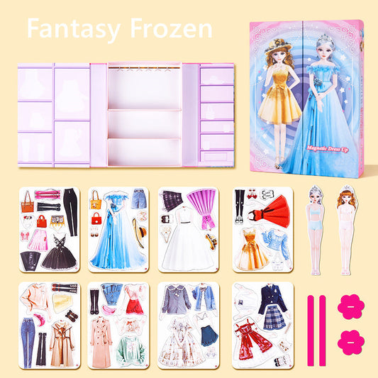 Magnetisk Princess Dress Up Pappersdocka