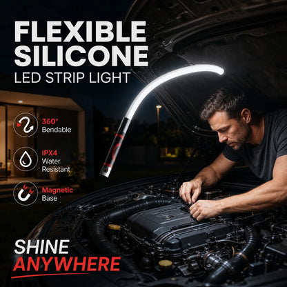 💡 Flexibel Uppladdningsbar LED-Arbetslampa