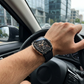 ⌚ 50 % RABATT! 🏁 Chronografklocka för herrar med silikonarmband – stoppur, vattentät och sportigt-elegant design – perfekt för en aktiv vardag eller speciella tillfällen 💪