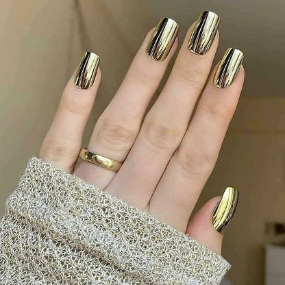 2026 Glamoröst metalliskt spegelnagellack