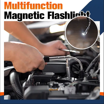 🔦 58% RABATT NU! 🧲 Multifunktionell Magnetisk Teleskop Ficklampa – Utdragbar & 360° Roterbar – Perfekt för Reparationer & DIY 🛠️