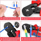 ⚡ 50% RABATT NU! 🔧 200 Krympbara Terminalanslutningssatser – Självjusterande Krympverktyg, Ergonomiskt Handtag & Mångsidig Användning 🛠️