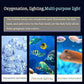 Wasserdichte RGB Aquarium Lampe mit Fernbedienung