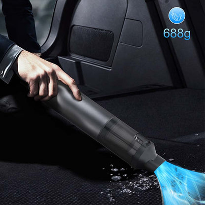 🚗 50% RABATT NU! 🔋 Kraftfull Sladdlös Bildammsugare – 16000Pa Sugkraft, USB-C Snabbladdning & Kompakt Design 🧹