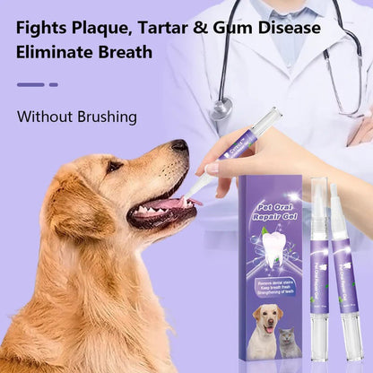 🥇KÖP 1 FÅ 2 GRATIS🔥Pet Oral Repair Gel-tandborste 🐱🐶