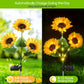 🔥🎁Nyhet 50 % RABATT🔥🌞 Solros Solenergidriven Trädgårdslykta – LED-belysning & Realistisk Design ✨