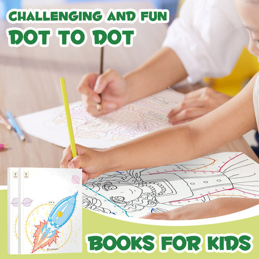 Utmanande och roliga prick-till-prick-böcker för barn