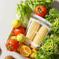 ❄️🥬 Genomskinliga påsar av livsmedelskvalitet med förstärkt dubbel förslutning 🥗