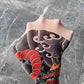 Stretchy Tattoo-Print Leg Sleeve