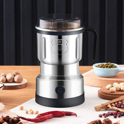 🌶️⚡ 50 % rabatt! Multifunktionell elektrisk kvarn – för kryddor, kaffe, örter och nötter – blad i rostfritt stål, enkel malning med en knapptryckning ✨