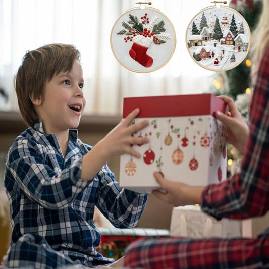 🎅Julvärme - 50% rabatt🎄Julbroderipaket