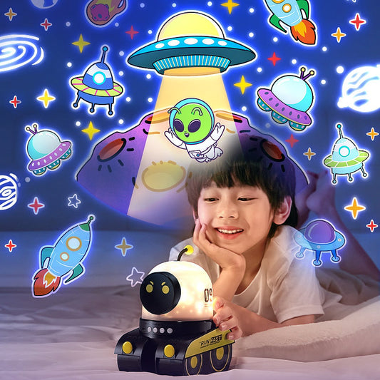 💝Bästa presenten💝Robotstjärnprojektionslampa