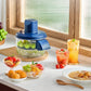 🧄🍎 54% RABATT NU! Transparent elektrisk frukt- & grönsaksskalare – 5 rostfria blad, snabb skalning & enkel rengöring – perfekt för köket 🍇✨