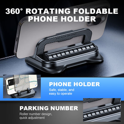 📱 50 % rabatt! 360° hopfällbar mobilhållare – perfekt för bilresan, midsommar & vardag, universell & stabil 🚗✨